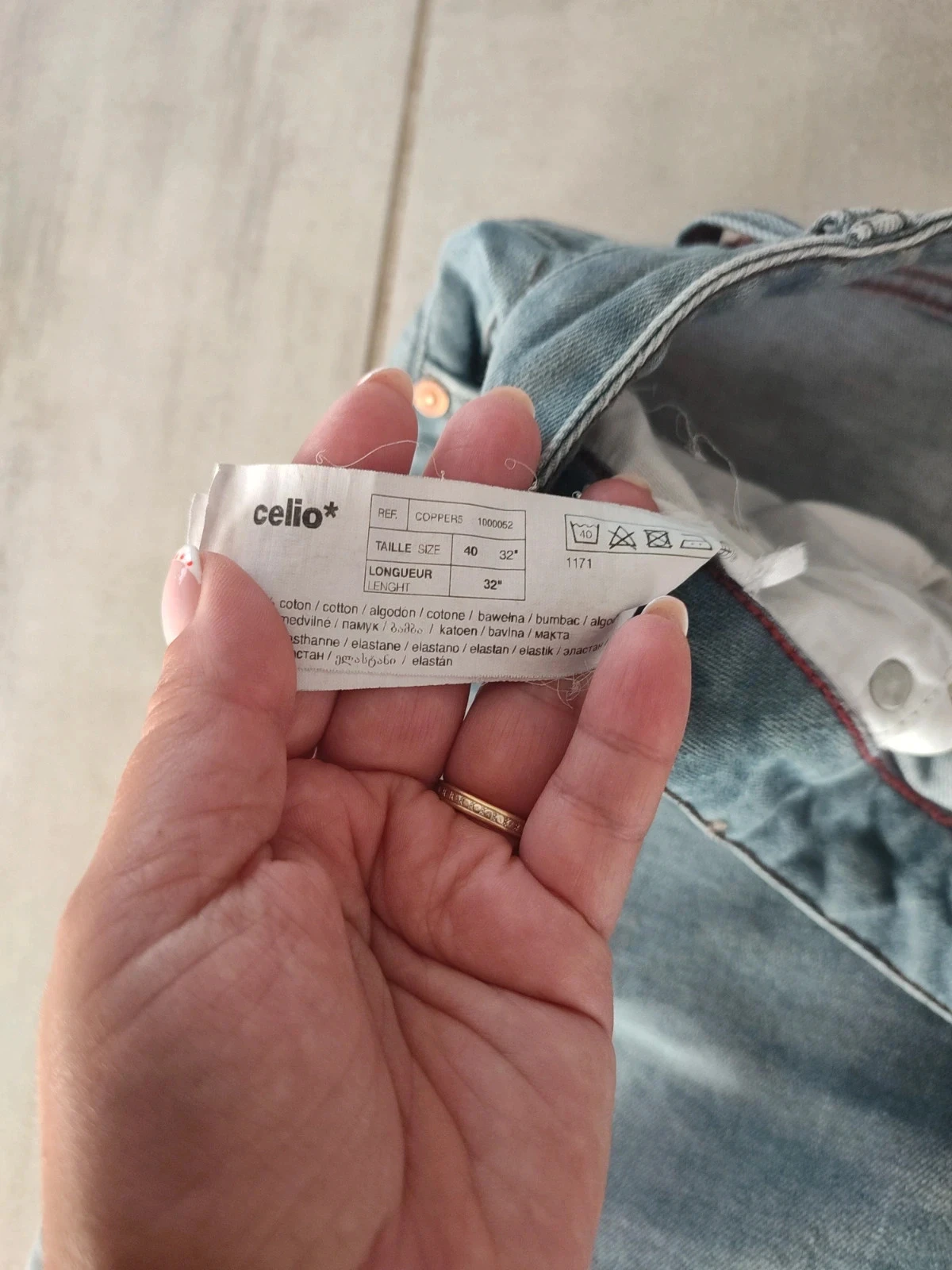Jean homme celio pantalon taille 40 – photo 4